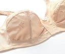 Sutien damă ușor întărit pentru busturi mai mari Cupe cu model floral Bretele ajustabile Închidere cu cârlige Bumbac cu nailon 4