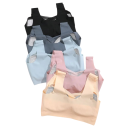 Sutien pentru femei cu cupe modelate fără sârme din elastan confortabil pentru purtare zilnică construcție netedă design discret 9