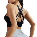 Sutien sport pentru femei Top sport cu efect push-up Sutien sport cu spate încrucișat 1