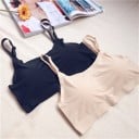 Sutien sportiv bralette fără armătură cu benzi pe spate Bretele ajustabile Mărime universală pentru circumferința toracică 62 până la 92 cm 6
