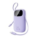 Suurikapasiteettinen varavirtalähde Sisäänrakennetut USB-C- ja Lightning-kaapelit 22,5 W 20000 mAh Lataustilan näyttö Matkapuhelimelle 3