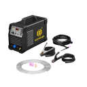 Svářací stroj HVT250P AC/DC invertor 4v1 TIG a MMA 5-200 A 220 V 42 x 32 x 19 cm čierna na zváranie hliníka nerezovej ocele a ocele 3