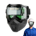 Svářečská maska s automatickým zatemňováním ochrana obličeje 23 x 18 cm ergonomický tvar s odvětráním a měkkou výplní černá 1