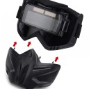 Svářečská maska s automatickým ztmavováním Filtr 92 x 30 mm Optika 1/2/1/2 Rozměr 21 x 21 cm Materiál PC Černá Na svařování i broušení 3