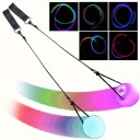 Svítící LED míček měnící barvy průměr 8 cm napájení CR1620 tlačítkový spínač houpací míček na cvičení tanec a zábavu pro děti i dospělé 2