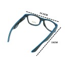 Svítící párty brýle Blikající LED s EL drátem 15,3 x 5 x 14,3 cm PC rám Tři světelné režimy Napájení 2 AA baterie Na párty festivaly i cosplay 11