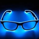 Svítící párty brýle Blikající LED s EL drátem 15,3 x 5 x 14,3 cm PC rám Tři světelné režimy Napájení 2 AA baterie Na párty festivaly 5