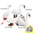 Swan Figurines 4 pcs 2