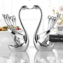 Swan-Shaped Cutlery Holder 1