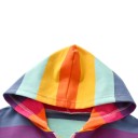 Sweat à capuche coloré pour filles 2