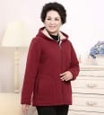 Sweat à capuche en polaire pour femme Doublure en peluche chaude dans le corps et la capuche Deux poches avant Pour les jours froids 4
