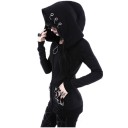 Sweat à capuche gothique pour femmes 3