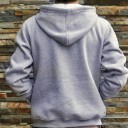 Sweat à capuche gris pour femmes 2