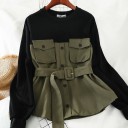 Sweat à capuche pour femme avec ceinture 4