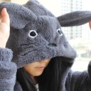 Sweat à capuche pour femme avec motif de lapin 2