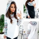 Sweat à capuche pour femmes avec motif A56 3
