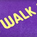 Sweat à capuche pour femmes violet en coton et polyester avec inscriptions Vêtement décontracté unicolore confortable pour un usage quotidien 4