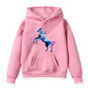 Sweat à capuche pour fille avec unicorn C