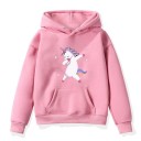 Sweat à capuche pour fille avec unicorn D