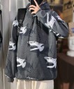 Sweat à capuche pour homme avec des requins 2