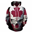 Sweat à capuche pour homme avec skull F111 17