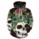 Sweat à capuche pour homme avec skull F111 8