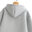 Sweat à capuche zippé pour femmes avec poches Sweat uni en polyester doux Haut décontracté confortable disponible en différentes 9