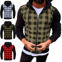 Sweat à carreaux pour hommes 6
