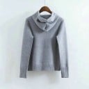 Sweat-shirt à capuche pour femmes avec de larges rubans décorés de pierres. Sweat-shirt en polyester à manches longues et bords côtelés 5