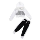 Sweat-shirt, débardeur et pantalon pour fille L1348 1