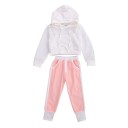 Sweat-shirt, débardeur et pantalon pour fille L1348 2