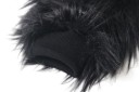 Sweat-shirt noir pour femme avec des franges 6