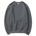 Sweat-shirt pour hommes uni en différentes couleurs Sweat-shirt confortable en polyester pour un usage quotidien Base de garde-robe 10