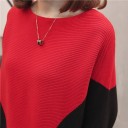 Sweater bicolor feminino G371 1