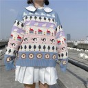 Sweater de malha feminino A2179 5