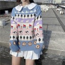 Sweater de malha feminino A2179 3