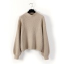 Sweater de malha feminino G350 4