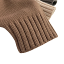 Sweater de malha para crianças com capuz Casaco suave de uma só cor com bolso frontal Estilo solto para rapazes e raparigas Top quente de outono e inverno Várias cores 2