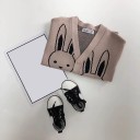 Sweater de menina com coelhos L599 4