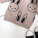 Sweater de menina com coelhos L599 5