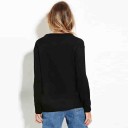 Sweater de Natal para Senhora KISS ME - Preto 4