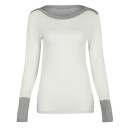 Sweater feminino bicolor 5