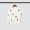 Sweater feminino com corações 1