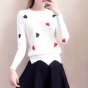 Sweater feminino com corações 1