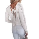 Sweater feminino com costas à mostra 2