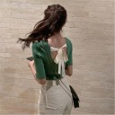 Sweater feminino com laço A2342 7