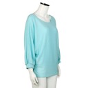 Sweater feminino com mangas morcego G390 11