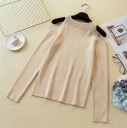 Sweater feminino com ombros recortados 2