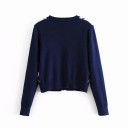 Sweater feminino com padrão de losangos 1