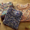 Sweater masculino colorido F203 2